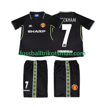Fußballtrikots Manchester United Beckham 7 1999 Retro Kinder 1998 Kurzarm 3rd trikot kaufen